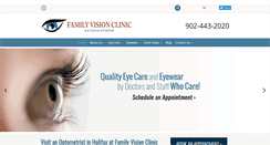 Desktop Screenshot of familyvisionclinic.ca