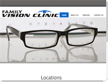Tablet Screenshot of familyvisionclinic.com